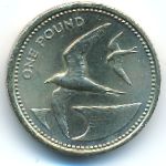 Saint Helena Island and Ascension, 1 фунт (1984 г.)