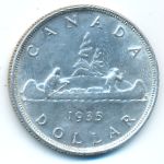 Канада, 1 доллар (1935 г.)