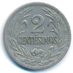 Uruguay, 2 сентесимо (1924 г.)