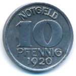Варендорф., 10 пфеннигов (1920 г.)