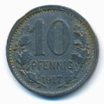 Веттер., 10 пфеннигов (1917 г.)
