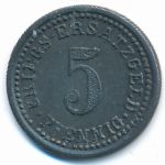 Вертхайм., 5 пфеннигов