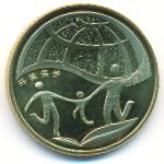 China, 1 юань (2010 г.)