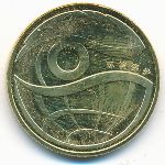 China, 1 юань (2009 г.)