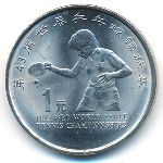 Китай, 1 юань (1995 г.)