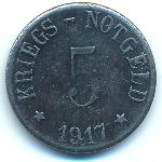 Арцберг., 5 пфеннигов (1917 г.)