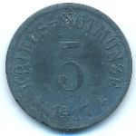 Бергцаберн., 5 пфеннигов (1917 г.)