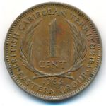 East Caribbean States, 1 цент (1964 г.)