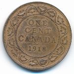 Canada, 1 цент (1918 г.)
