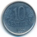 Brazil, 10 сентаво (1997 г.)