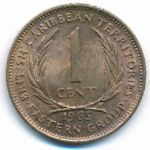 East Caribbean States, 1 цент (1965 г.)