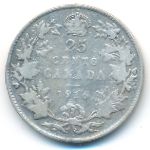 Canada, 25 центов (1916 г.)