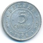 Belize, 5 центов (1986 г.)
