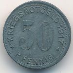 Гуммерсбах., 50 пфеннигов (1917 г.)