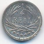Гватемала, 1/4 реала (1896 г.)