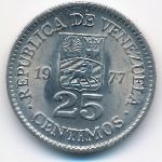 Венесуэла, 25 сентимо (1977 г.)