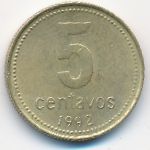 Аргентина, 5 сентаво (1992 г.)