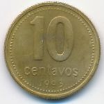 Аргентина, 10 сентаво (1993 г.)
