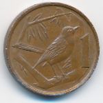 Каймановы острова, 1 цент (1982 г.)