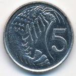 Каймановы острова, 5 центов (1999 г.)