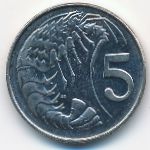 Каймановы острова, 5 центов (2002 г.)