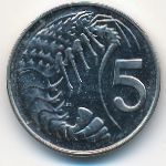 Каймановы острова, 5 центов (2005 г.)