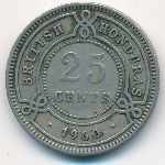 Британский Гондурас, 25 центов (1960 г.)
