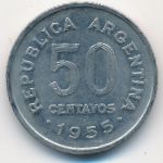 Аргентина, 50 сентаво (1955 г.)