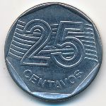 Бразилия, 25 сентаво (1995 г.)