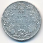 Канада, 25 центов (1917 г.)