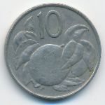 Cook Islands, 10 центов (1973 г.)