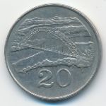 Zimbabwe, 20 центов (1980 г.)