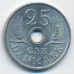 Denmark, 25 эре (1972 г.)