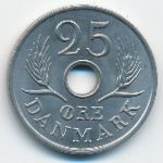 Denmark, 25 эре (1972 г.)