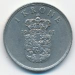 Denmark, 1 крона (1961 г.)