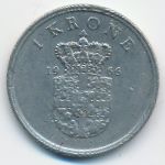 Denmark, 1 крона (1966 г.)
