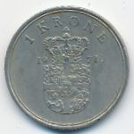 Denmark, 1 крона (1971 г.)