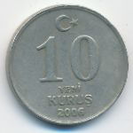 Турция, 10 новых куруш (2006 г.)