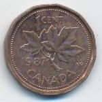 Canada, 1 цент (1987 г.)
