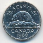Canada, 5 центов (1980 г.)