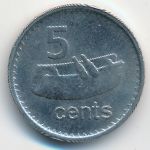 Fiji, 5 центов (2010 г.)