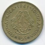 ЮАР, 1/2 цента (1961 г.)
