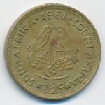 ЮАР, 1/2 цента (1961 г.)