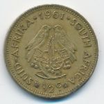 ЮАР, 1/2 цента (1961 г.)