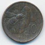 Italy, 10 чентезимо (1928 г.)
