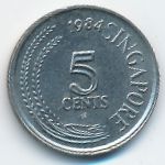 Сингапур, 5 центов (1984 г.)