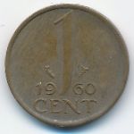 Нидерланды, 1 цент (1960 г.)