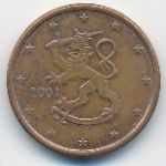 Finland, 5 евроцентов (2001 г.)