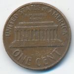 USA, 1 цент (1964 г.)