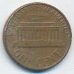 USA, 1 цент (1965 г.)